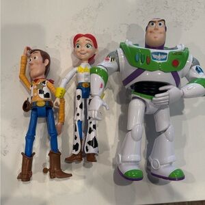 Disney Toy Story Woody, Jessie, and Buzz Lightyear Figures - Multicolor